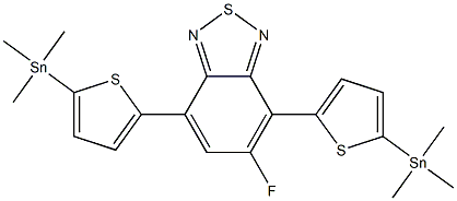 5-fluoro-4,7-bis(5-(trimethylstannyl)thiophen-2-yl)benzo[c][1,2,5]thiadiazole Structure