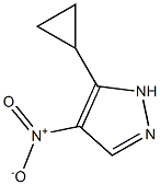 5-cyclopropyl-4-nitro-1H-pyrazole,,结构式