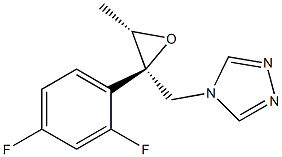 4-(((2R,3S)-2-(2,4-difluorophenyl)-3-methyloxiran-2-yl)methyl)-4H-1,2,4-triazole Structure