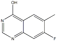 7-Fluoro-6-methyl-quinazolin-4-ol,,结构式