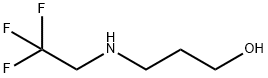 3-(2,2,2-Trifluoro-ethylamino)-propan-1-ol 化学構造式