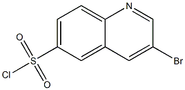 3-溴喹啉-6-磺酰氯,1956381-95-5,结构式