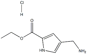 Ethyl 4-(aminomethyl)pyrrole-2-carboxylate hydrochloride 97% Structure