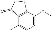 4-Methoxy-7-methyl-1-indanone 化学構造式