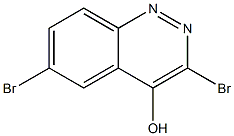 3,6-Dibromo-cinnolin-4-ol Structure