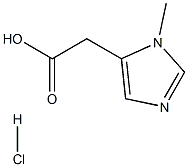 2-(1-Methyl-1H-imidazol-5-yl)acetic acid hydrochloride Struktur