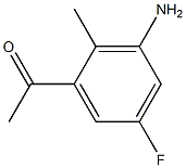 1-(3-Amino-5-fluoro-2-methylphenyl)ethanone Structure