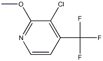 2-甲氧基-3-氯-4-三氟甲基吡啶,,结构式