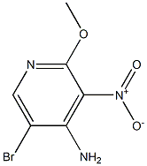 5-Bromo-2-methoxy-3-nitro-pyridin-4-ylamine Structure