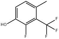 2-Fluoro-4-methyl-3-(trifluoromethyl)phenol,1823323-63-2,结构式