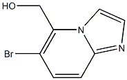 (6-bromoimidazo[1,2-a]pyridin-5-yl)methanol,,结构式