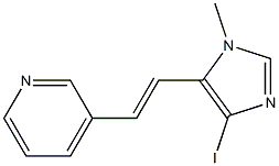  (E)-3-(2-(4-iodo-1-methyl-1H-imidazol-5-yl)vinyl)pyridine