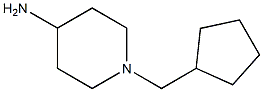 1-(cyclopentylmethyl)piperidin-4-amine 化学構造式