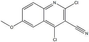 2,4-dichloro-6-methoxyquinoline-3-carbonitrile|