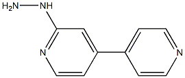 2-hydrazinyl-4,4'-bipyridine 结构式