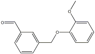 3-((2-methoxyphenoxy)methyl)benzaldehyde Struktur