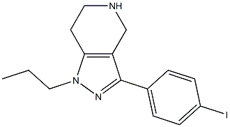 3-(4-iodophenyl)-1-propyl-4,5,6,7-tetrahydro-1H-pyrazolo[4,3-c]pyridine|