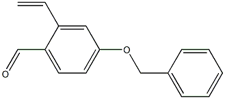 4-(benzyloxy)-2-vinylbenzaldehyde Struktur