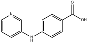 4-(pyridin-3-ylamino)benzoic acid Struktur
