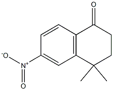 4,4-dimethyl-6-nitro-3,4-dihydronaphthalen-1(2H)-one Struktur