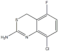 8-chloro-5-fluoro-4H-benzo[d][1,3]thiazin-2-amine Structure