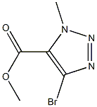 methyl 4-bromo-1-methyl-1H-1,2,3-triazole-5-carboxylate Structure