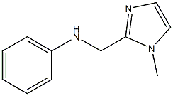 N-((1-methyl-1H-imidazol-2-yl)methyl)aniline Struktur