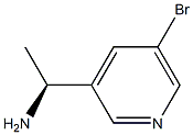 (S)-1-(5-bromopyridin-3-yl)ethanamine,,结构式