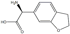 (S)-2-AMINO-2-(2,3-DIHYDROBENZOFURAN-6-YL)ACETIC ACID,,结构式