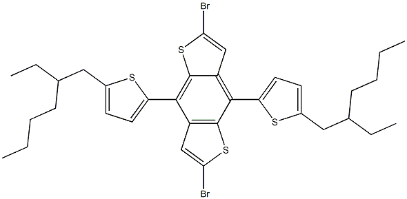 2,6-Dibromo-4,8-bis-[5-(2-ethyl-hexyl)-thiophen-2-yl]-1,5-dithia-s-indacene