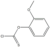 O-2-methoxyphenyl chlorothioformate 化学構造式