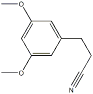 3-(3,5-dimethoxyphenyl)propanenitrile 结构式