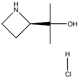 2-[(2R)-azetidin-2-yl]propan-2-ol hydrochloride Struktur