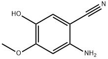 2-Amino-5-hydroxy-4-methoxy-benzonitrile Struktur