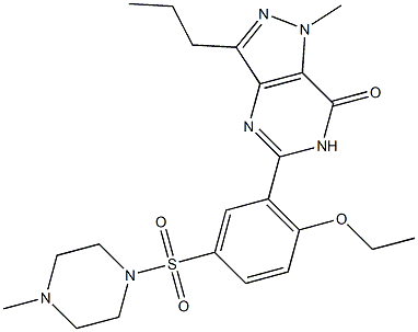Sildenafil Impurity 2 化学構造式