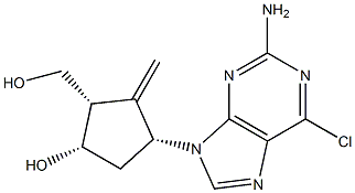  (1S,2S,4R)-4-(2-amino-6-chloro-9H-purin-9-yl)-2-(hydroxymethyl)-3-methylenecyclopentan-1-ol