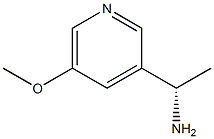 (1S)-1-(5-METHOXY(3-PYRIDYL))ETHYLAMINE 化学構造式