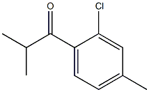 1-(2-CHLORO-4-METHYL-PHENYL)-2-METHYL-PROPAN-1-ONE Struktur