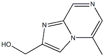 (5-Methyl-imidazo[1,2-a]pyrazin-2-yl)-methanol,,结构式