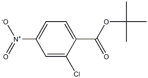 2-Chloro-4-nitro-benzoic acid tert-butyl ester,,结构式