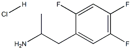 1-(2,4,5-trifluorophenyl)propan-2-amine hydrochloride, 1062587-61-4, 结构式