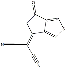 2-(6-oxo-5,6-dihydro-4H-cyclopenta[c]thiophen-4-ylidene)malononitrile Structure