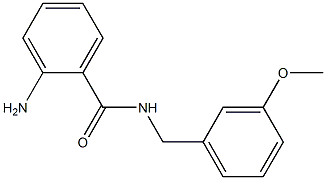 2-amino-N-[(3-methoxyphenyl)methyl]benzamide,1576186-38-3,结构式