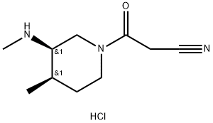 2-cyano-N-methyl-N-((3R,4R)-4-methyl piperidin-3-yl) Acetamide hydrochloride
