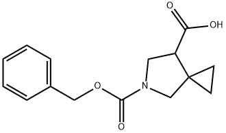 5-Cbz-5-Aza-spiro[2.4]heptane-7-carboxylic acid Structure