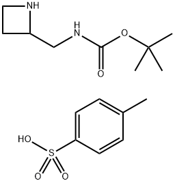Azetidin-2-ylmethyl-carbamic acid tert-butyl ester tosylate,2305079-28-9,结构式