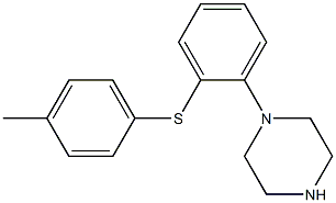 1-(2-(p-tolylthio)phenyl)piperazine Structure