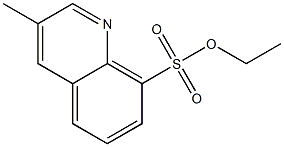 ethyl 3-methylquinoline-8-sulfonate, , 结构式