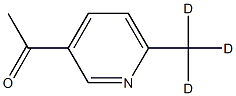 3-Acetyl-6-(methyl-d3)-pyridine,1185314-07-1,结构式