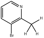 3-Bromo-2-(methyl-d3)-pyridine Struktur